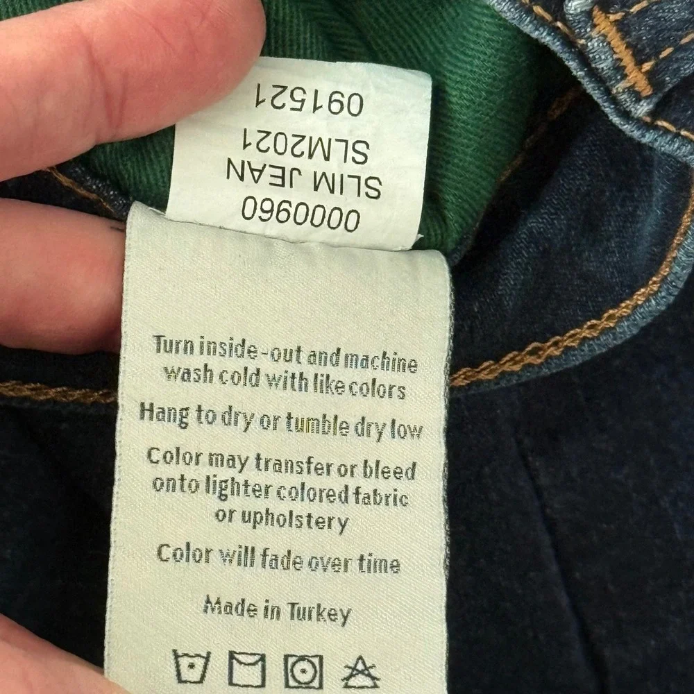 Tecovas Slim Jeans Mens 31(30)x28 Dark Blue Stretch Denim SLM2021